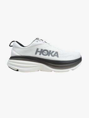 Hoka Bondi 8 Men's Running Shoes, White, 12D